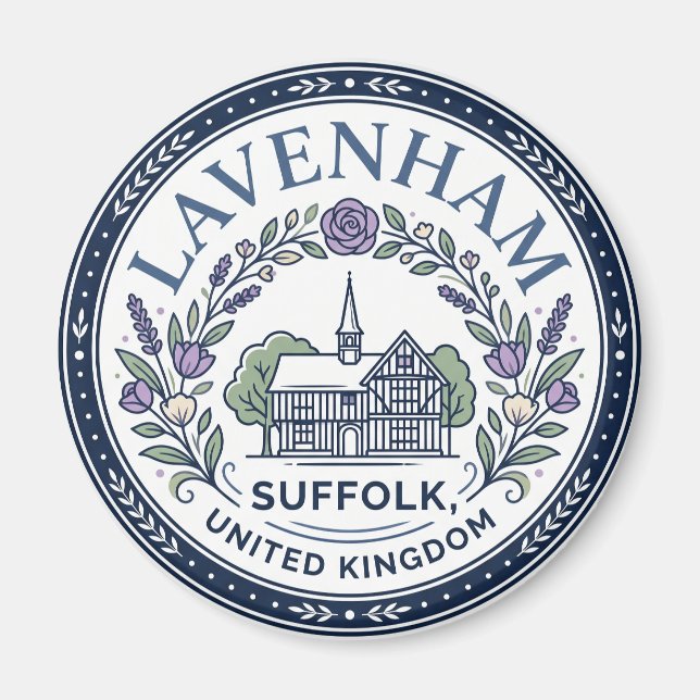 Aimant Lavenham Royaume-Uni (Devant)