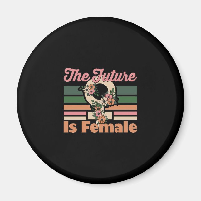 Aimant L'Avenir Est Féminin (Devant)