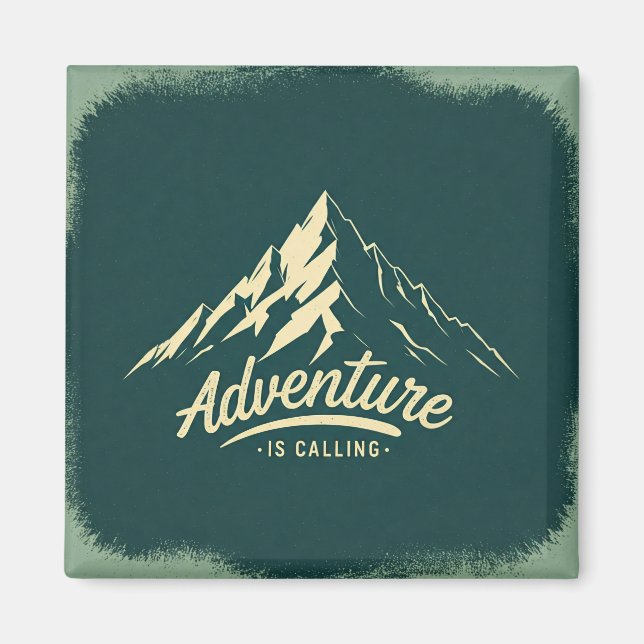 Aimant L'aventure est l'appel de l'aimant (Devant)