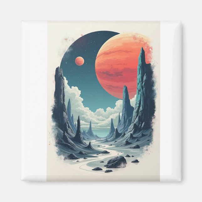 Aimant L'aventure universelle : L'Art spatial captivant p (Devant)