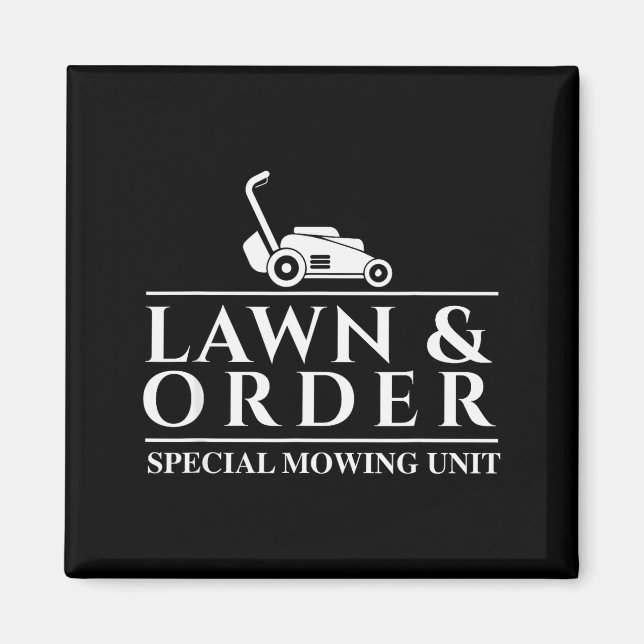 Aimant Lawn &amp; Order Special Mowing Unit - Gardening L (Devant)