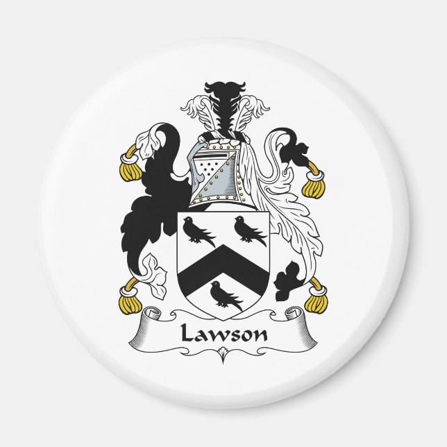 Aimant Lawson Family Crest (Devant)