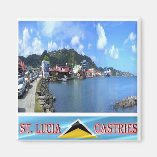 Aimant LC - Sainte-Lucie - Port de Castries