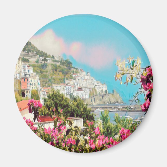 Aimant ldp AMALFI - panorama - Côte d'Amalfi (Devant)