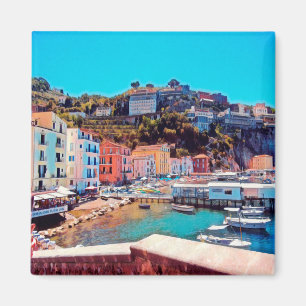 Aimant ldp SORRENTO - panorama - plage -