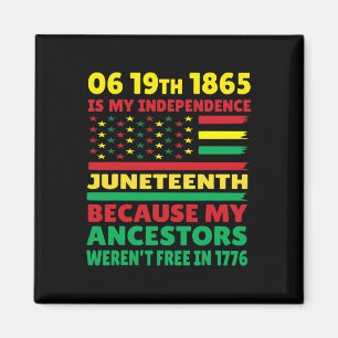 Aimant Le 11 juin est ma fête de l'Indépendance Fille Noi