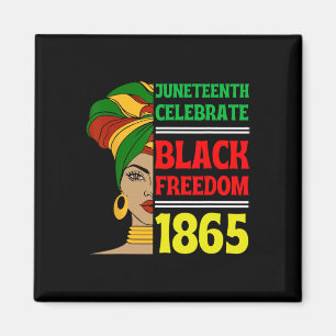 Aimant Le 12° anniversaire de la liberté noire 1865 Ci af
