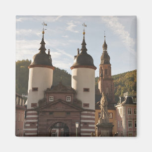Aimant Le Alte Brucke dans la vieille ville, Heidelberg,