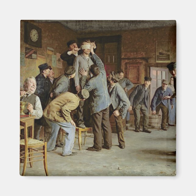Aimant Le Bain de Pieds Inattendu, 1895 (Devant)