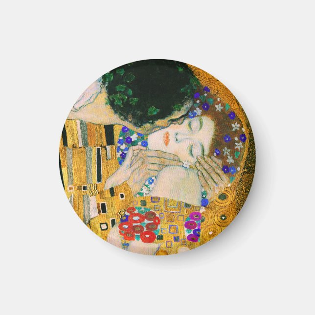 Aimant Le baiser de Gustav Klimt (Devant)