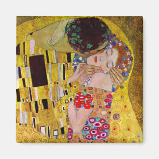 Aimant Le baiser de Gustav Klimt, Art Nouveau Vintage