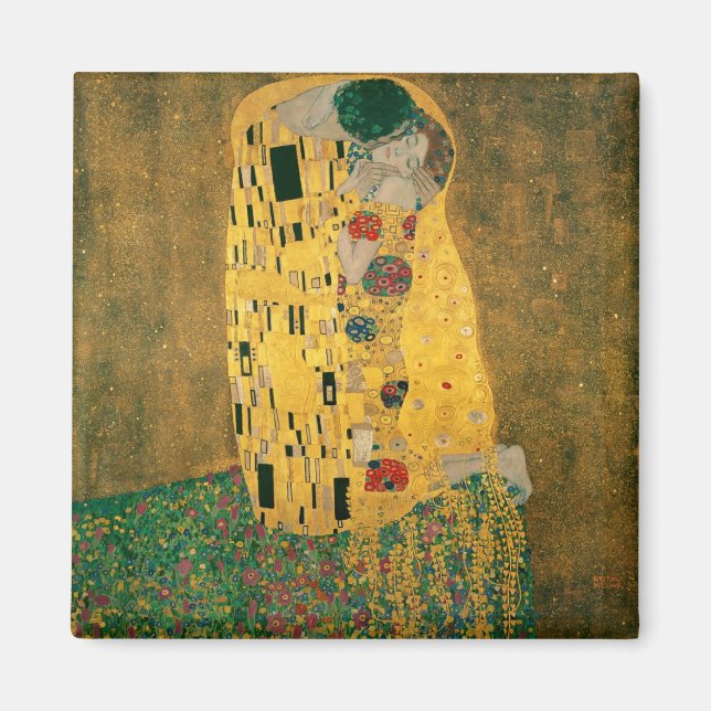 Aimant Le Baiser - Gustav Klimt (Devant)