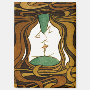 Aimant Le Baiser Peter Behrens Art Nouveau Art Ancien