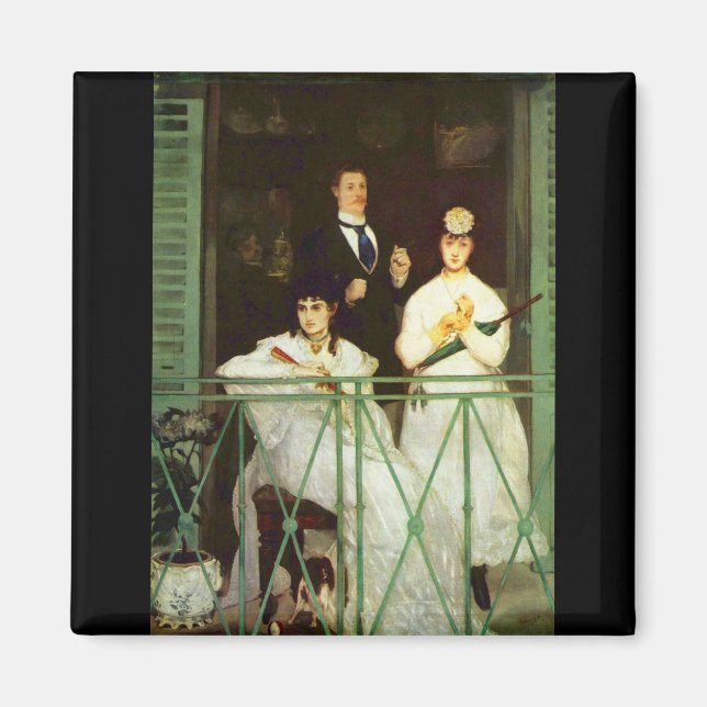 Aimant Le Balcon d'Edouard Manet (Devant)