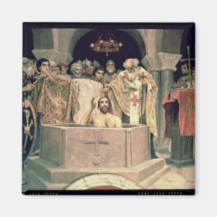 Aimant Le baptême de duc grand Vladimir, 1885-96