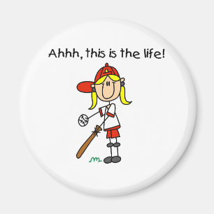 Aimant Le base-ball est la vie