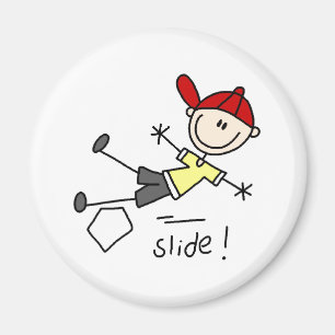 Aimant Le base-ball glissent dans l'aimant bas