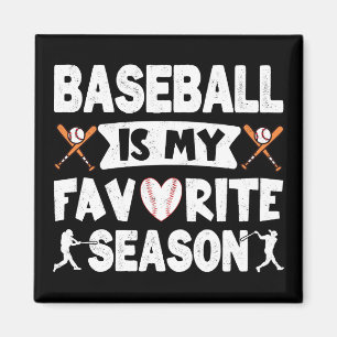 Aimant Le Baseball Est Ma Saison Préférée, Le Baseball Dr