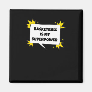 Aimant Le basket-ball est ma superpuissance