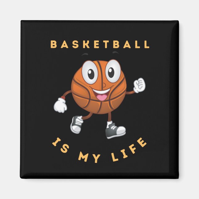 Aimant Le basket-ball est ma vie (Devant)