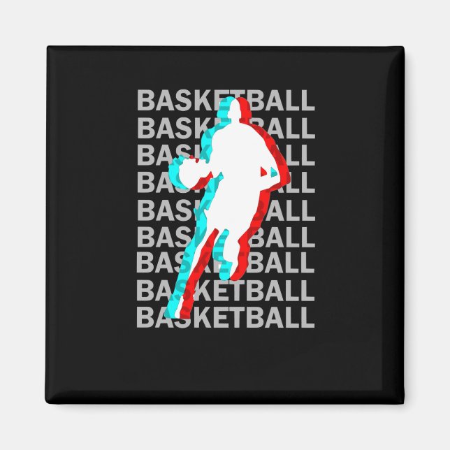 Aimant Le Basket Est Ma Saison Préférée 3 (Devant)