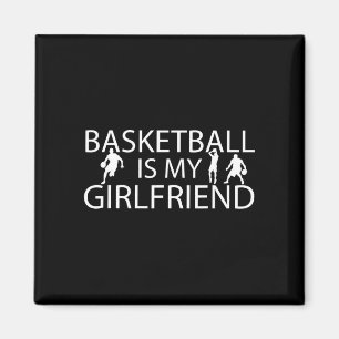 Aimant Le basketball est une petite amie - bball amour ba