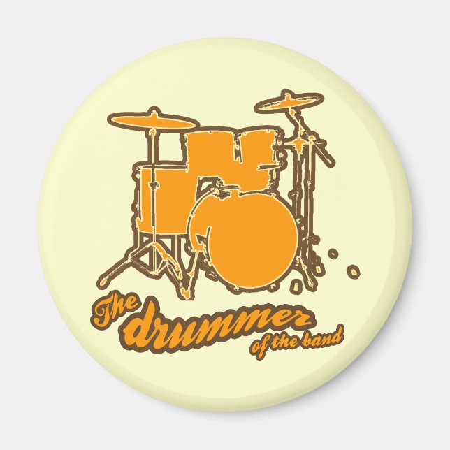 Aimant le batteur, musique (Devant)