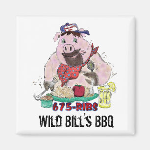 AIMANT LE BBQ DE BILL SAUVAGE
