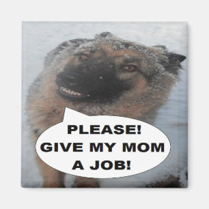 Aimant Le berger allemand d'aimant donnent svp à ma mama