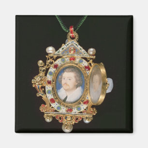 Aimant Le bijou de Gresley, avec les portraits miniatures