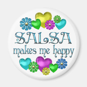 Aimant Le bonheur de la salsa