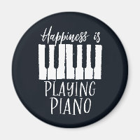 Le bonheur du pianiste inspiré est de jouer du pia