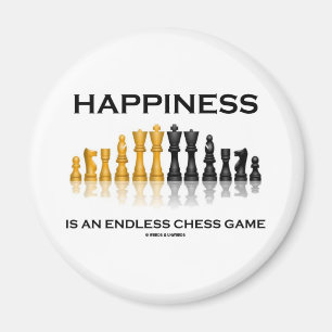 Aimant Le Bonheur Est Un Jeu D'Échecs Infini