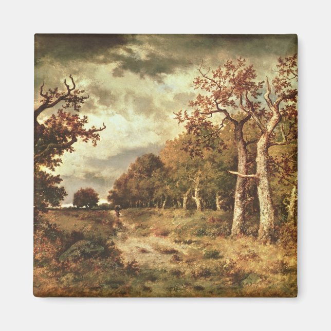 Aimant Le bord de la forêt, 1871 (Devant)