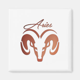 Aimant Le bronze porte le bélier Zodiac