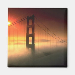Aimant Le brouillard a enveloppé le Golden Gate