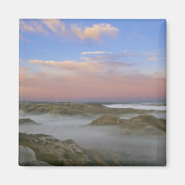 Aimant Le brouillard de la rivière Little Missouri reste  (Devant)