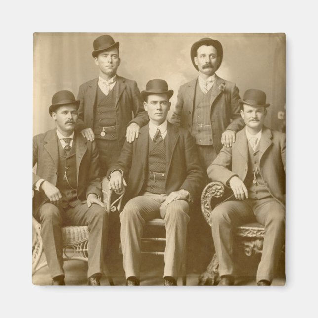 Aimant Le Bunch sauvage - Cassidy Butch & Sundance Kid (Devant)