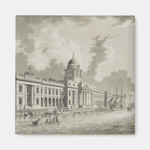 Aimant Le bureau de douane, Dublin, 1792 (gravure)