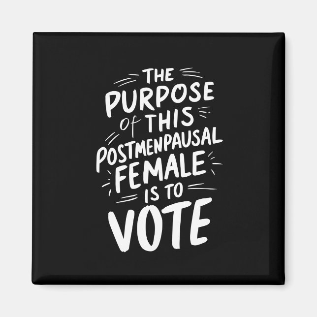 Aimant Le But De Ce Billet Menopausal Harris Walz (Devant)