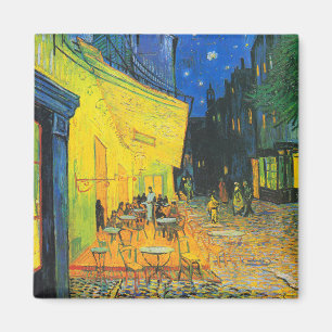 Aimant Le Café-Terrasse Vincent Van Gogh En Beaux-Arts De