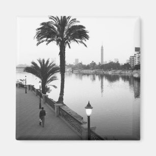 Aimant Le Caire Egypte, le long du Nil