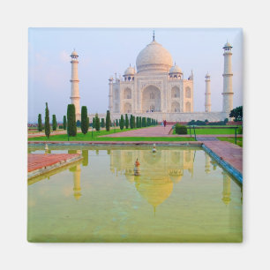 Aimant Le calme paisible Monde célèbre Taj Mahal à