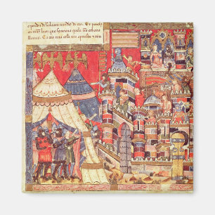 Aimant Le camp grec et la ville de Troie