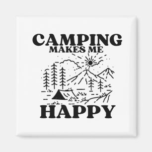 Aimant le camping me rend heureux