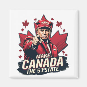 Aimant Le Canada le 51e État Trump Canadien