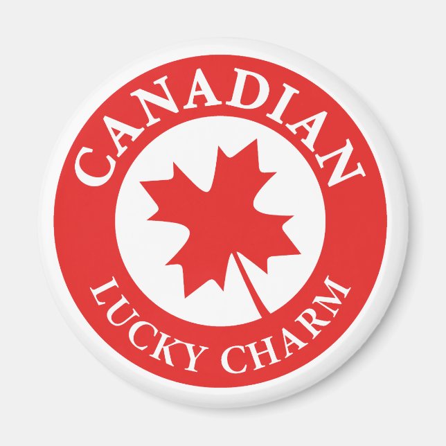 Aimant Le Canada Lucky Charm Luck ED. Séries (Devant)