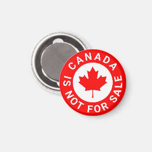 Aimant Le Canada n'est pas en vente texte personnalisé fe