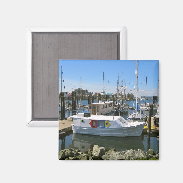 Aimant Le CANADA, port intérieur, Victoria, AVANT JÉSUS (Recto/Verso)