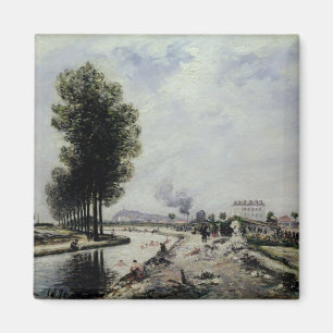 Aimant Le canal de l'Ourcq près de Pantin, 1871